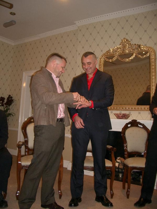 Barrie and Henri get married, Canterbury, Kent, England