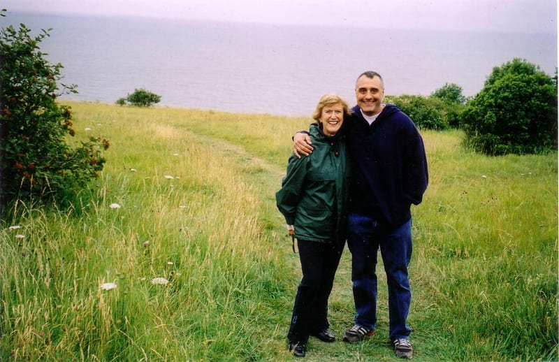Chloe and Henri at St Margaret's Bay