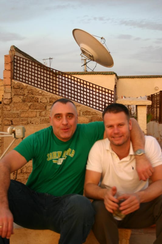 Henri and Barrie, Marrakesh, Morrocco