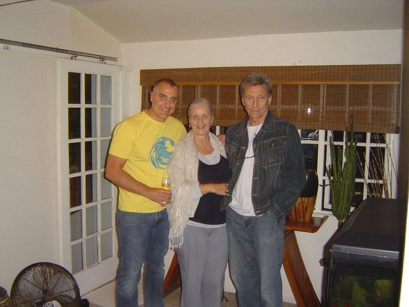 Henry Davies, Cheryl and Rob Johnson, Durban, 2008