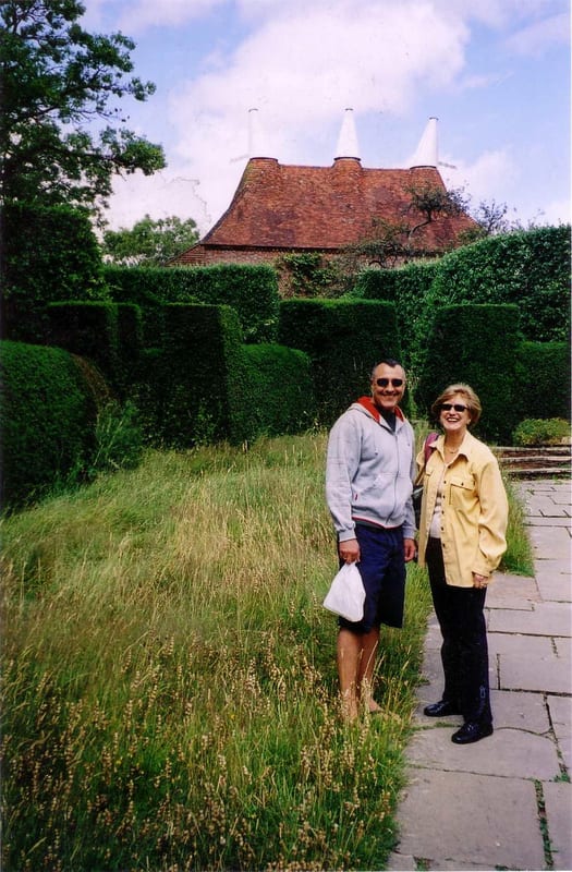 Henri and Chloe at Great Dixter, East Sussex, England