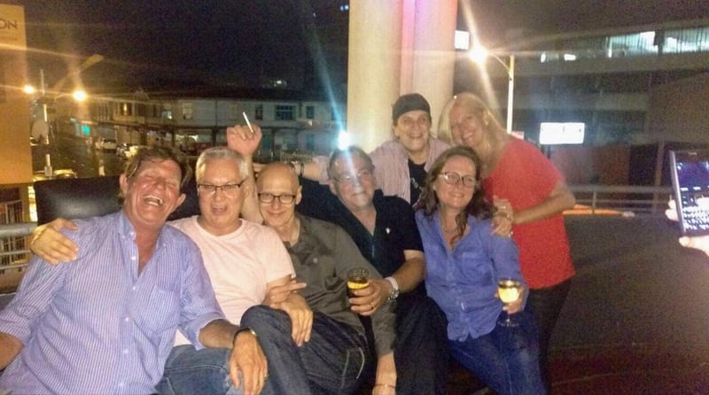 Colin, Seaton, Patrick, Treva, Sally, Nicky and Karen
