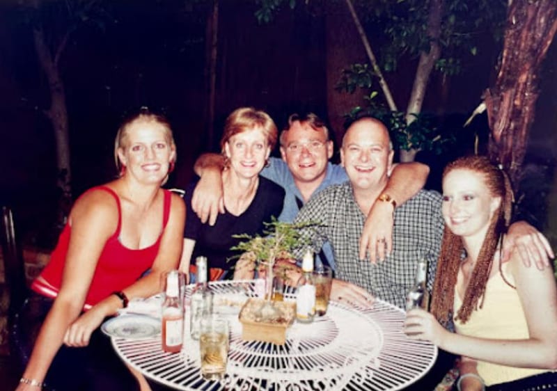 Hayley, Penny Brill, Treva, Steven and Nicola Blackie