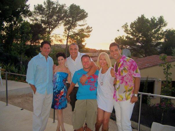 David Wannamaker, Lauren, Henri, Barrie, Lauren and Ruben, Mallorca