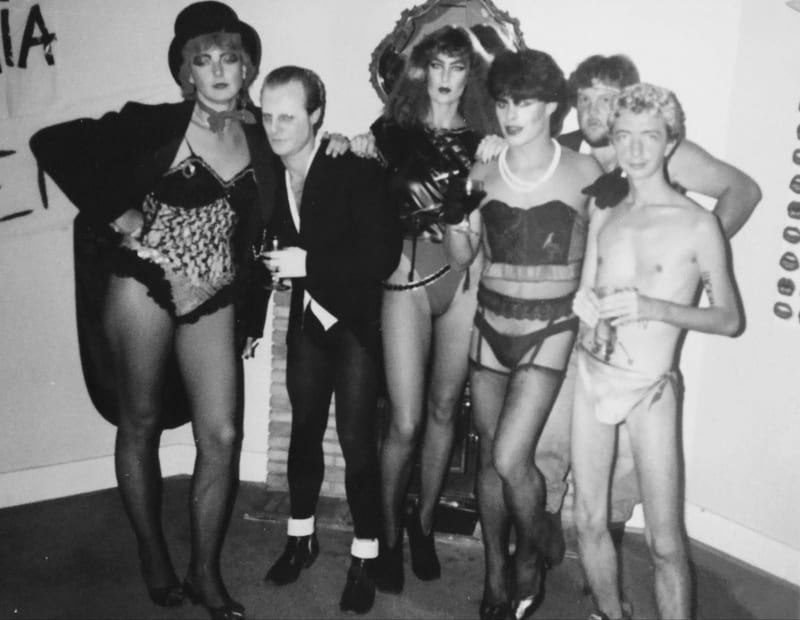 Rocky Horror Party. Michael, Adi and Arthur