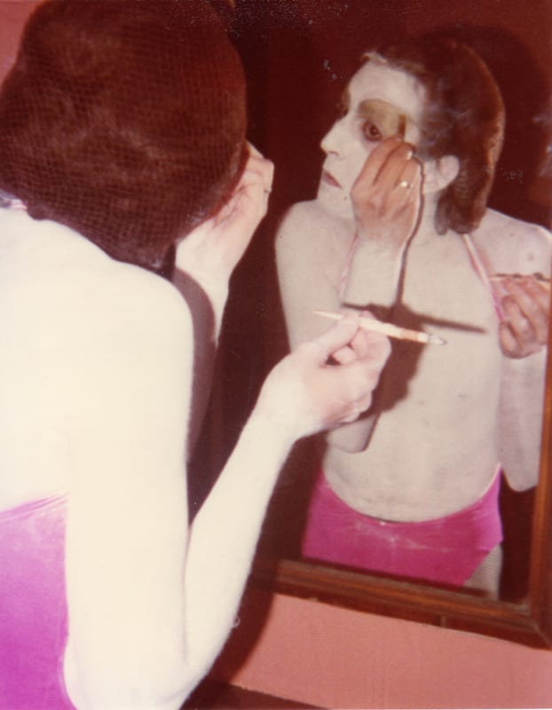 Rory getting ready for New Years Eve party London