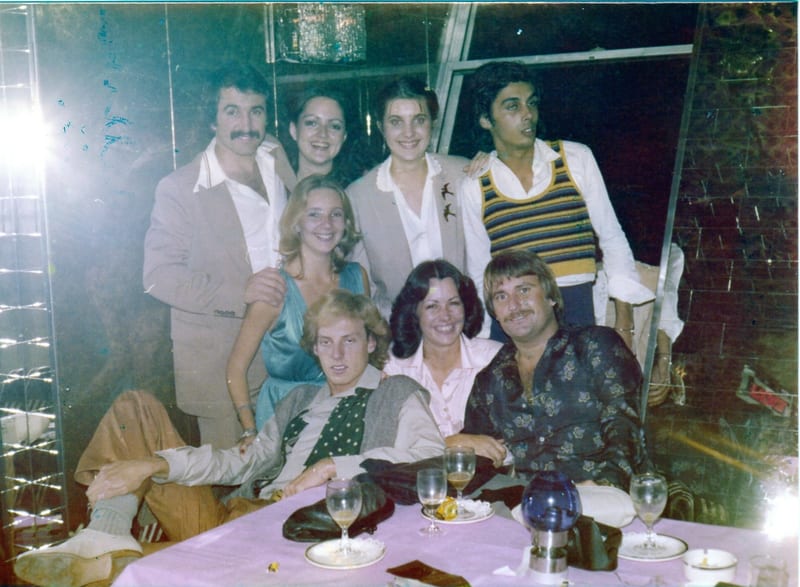 Patrick, Kerry and Mario Rodrigues at Raffles in The Maharani Hotel Durban