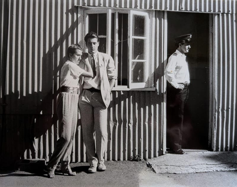 Durban Train Station Workshops shoot. Chantal de Vries and Henry Davies