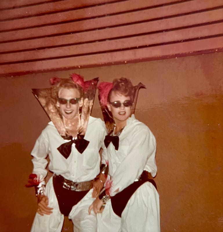 Patrick and Wally Hayward at the Star Wars party at The Zodiac
