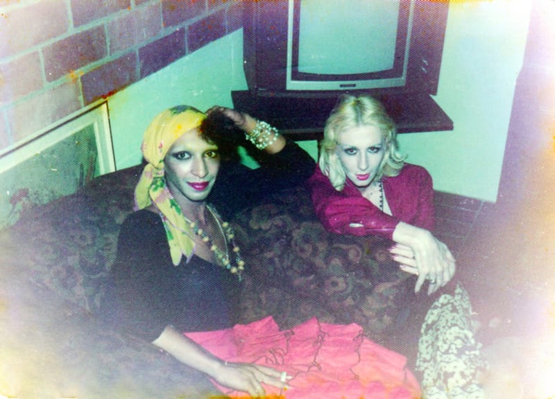 Simone and Darryl in Ronnie Botha's flat