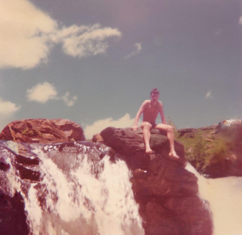 Henry Davies in the army at The Potholes, Bourkes Luck