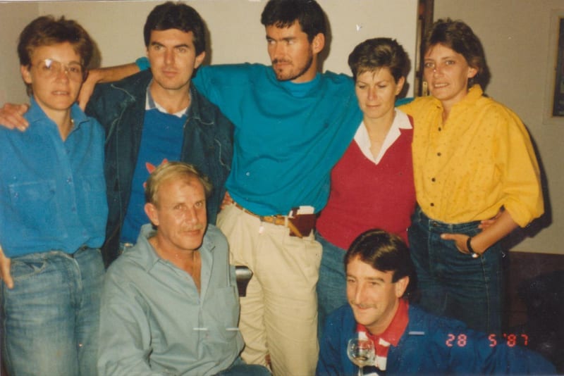 Graham Doubell, Brian Haddock, Carol Doubell, Karen Ward, Neil Dundas and Bill Waite