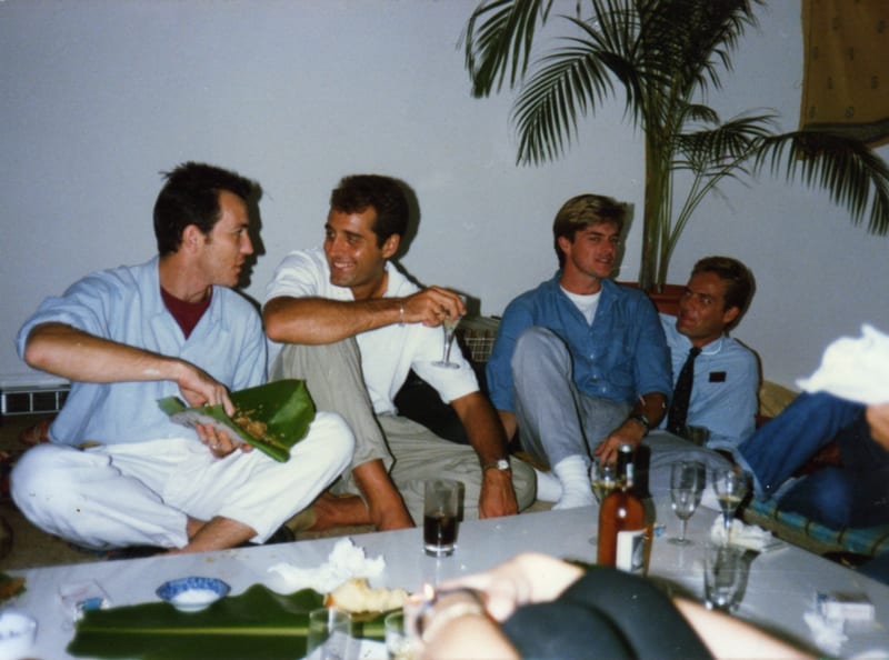 Gary, Henri, Mark and Garth