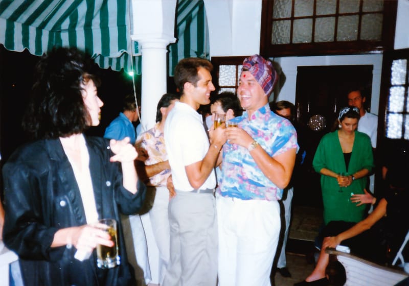 Henri's 30th birthday party, Alexander Mansions, Durban Leigh Downing, Henri, Rene and Kerry