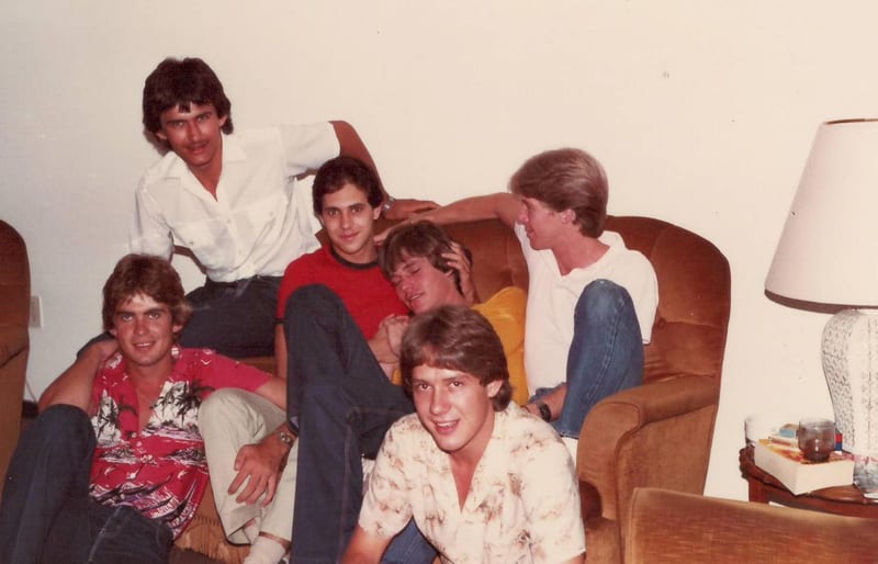 Eddy Palland, Neil, Johann and Mark Griffin