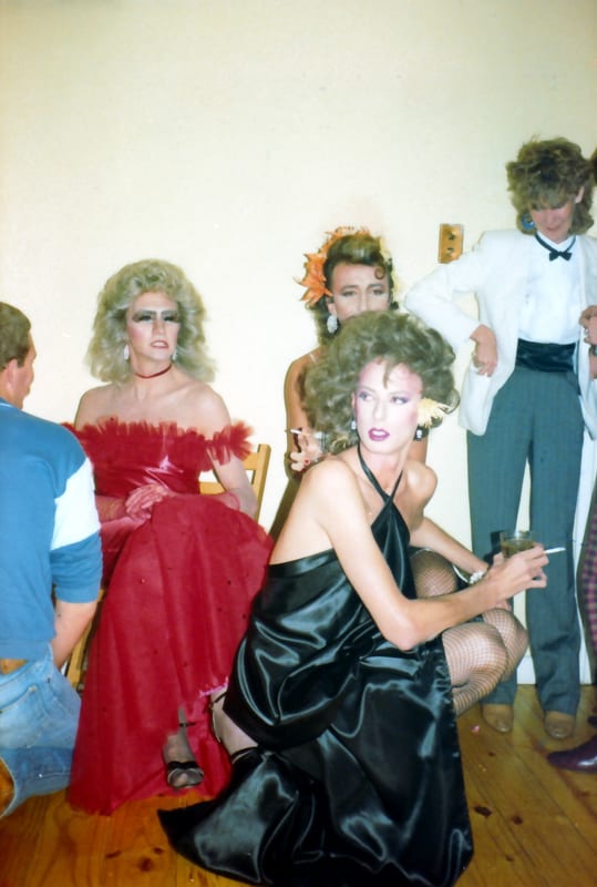 Cape Town drag party Lynton Lefevre, Patrick and Maxi Spazzoli