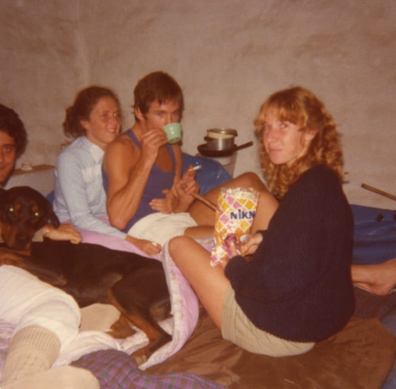Henri, Lianne Basson, Marcel Wishura and Linda Basson. A weekend in the Berg