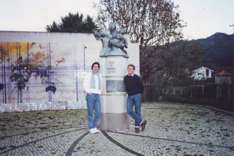 Louis de Araujo and Michael van Rensburg in Portugal
