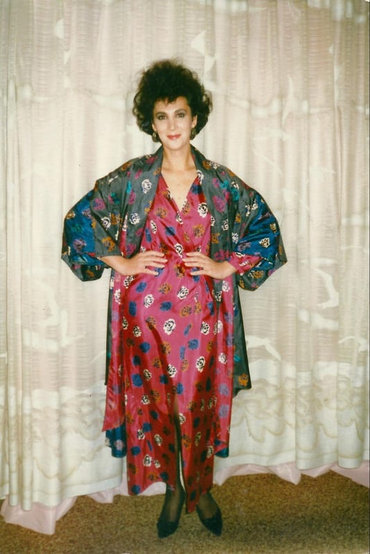 Gillian wearing Henri Davies