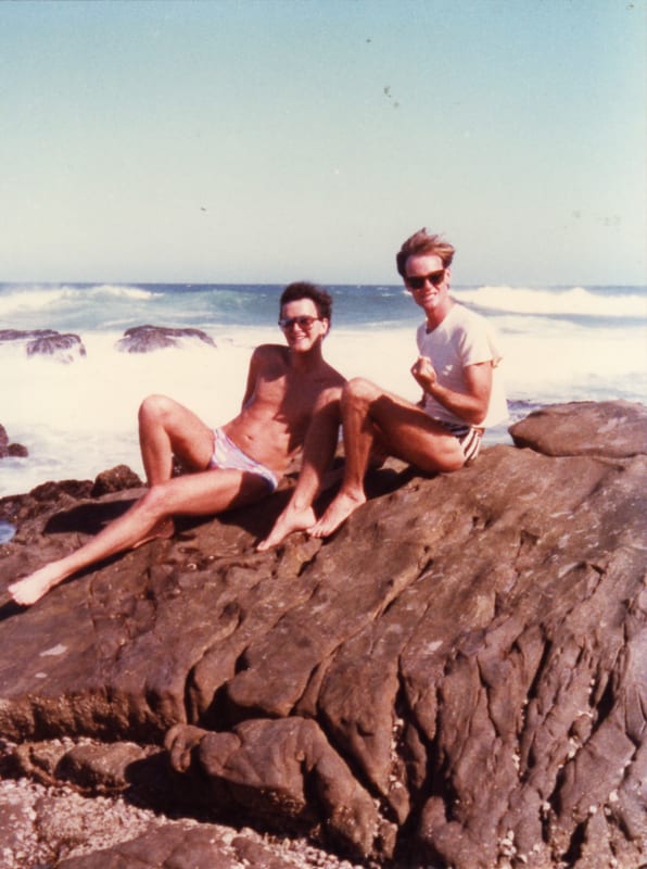 A day at Salt Rock Beach Steven and Ian