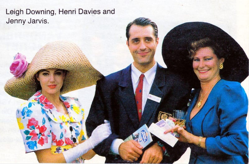The Durban July Handicap. Leigh Downing, Henry Davies and Jenny Jarvis