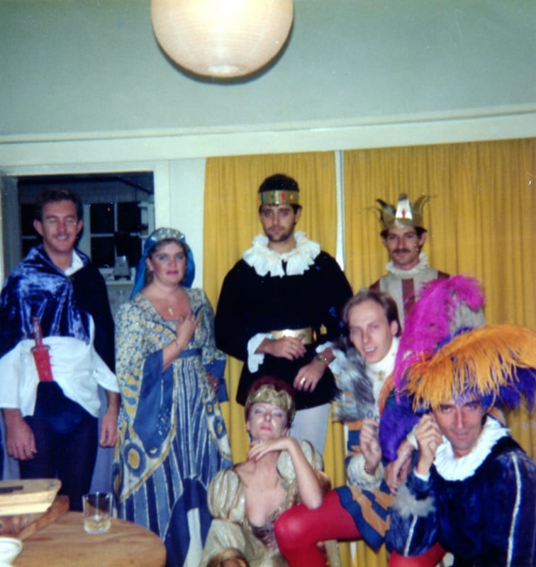 Murray, Jeneanne, Henri, Ian Swan, Maxi, Patrick and Myra