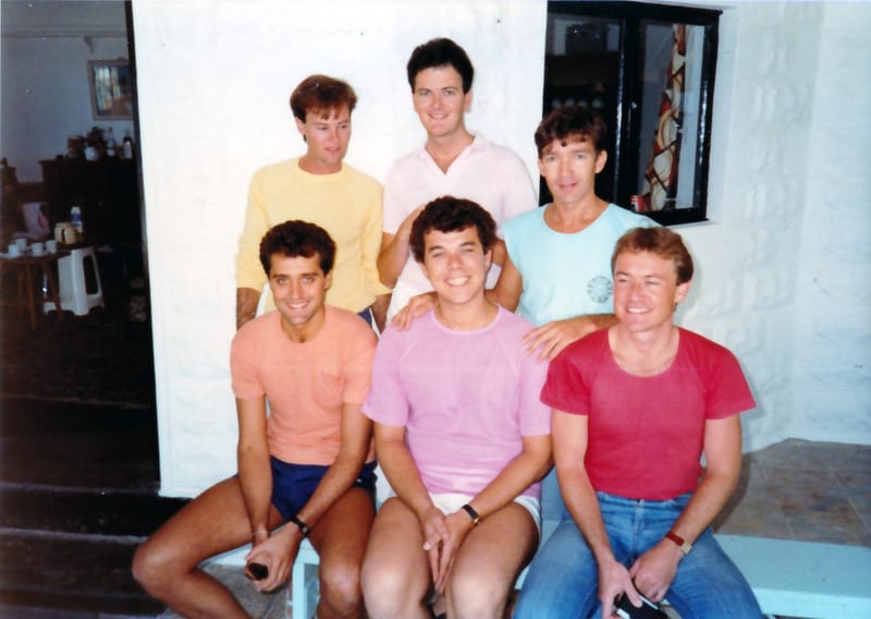 Ian, Steven, Ricky, Richard, Rene & Henri