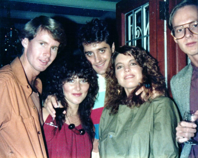 Adele's 21st birthday, Cape Town. Stephen, Adele, Henri, Carolyn and Patrick