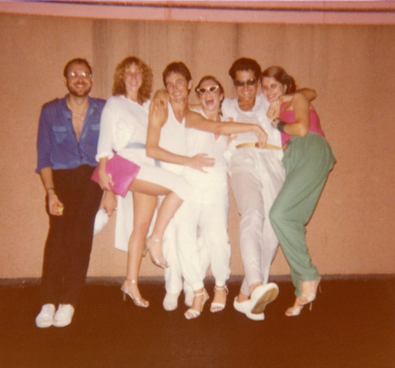 A night at The Zodiac nightclub. Alex Botha, Linda Basson, Marcel Wishura, Lianne Basson, Henri and Kerry