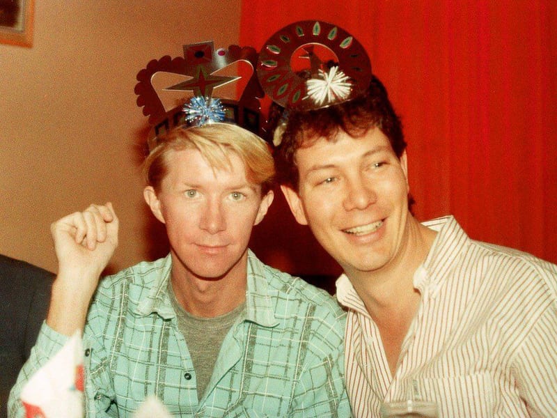 Mark's Birthday. Gavin Woolfe and Mark Griffin