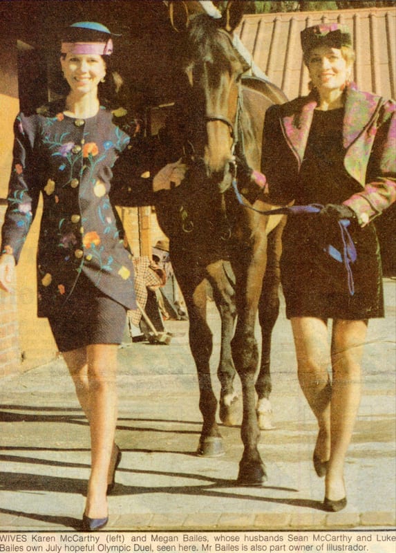 Karen Mc Carthy and Megan de Beyer, The Durban July Handicap.