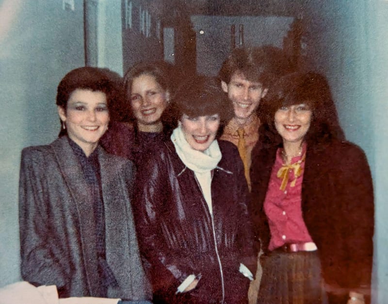 Kim Pru, Nicola Pritchard, Carolyn, Stephen Pritchard and Adele Shandel