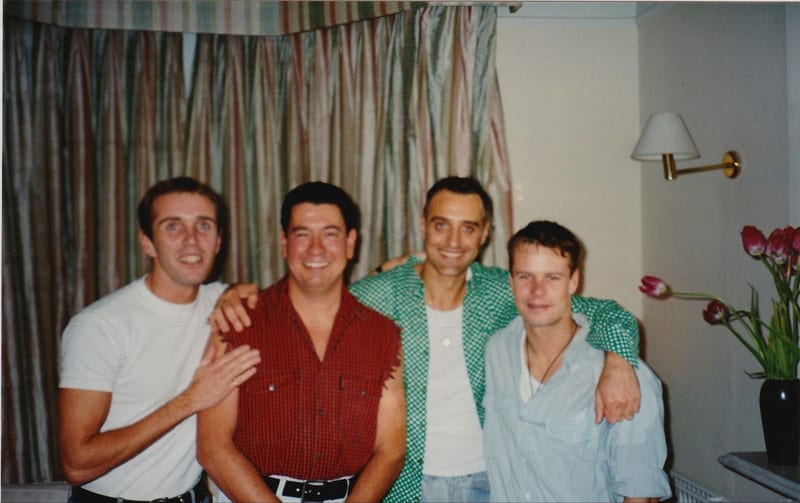 Luke, Peter White, Henri and Barrie