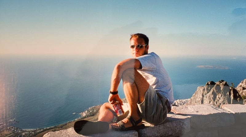 Barrie Hadfield on Table Mountain