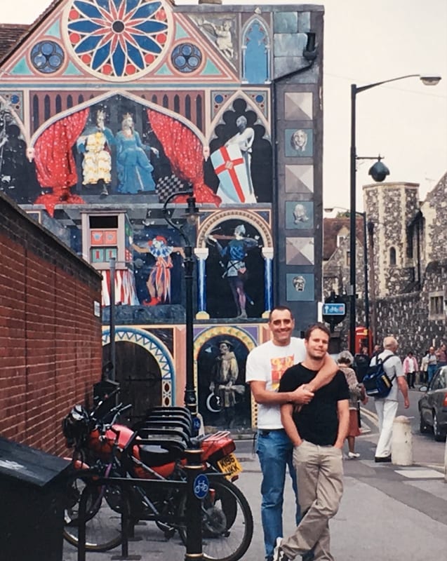 Henri and Barrie in Canterbury