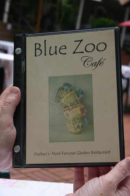 Steven's favourite cafe at Mitchell Park, Durban