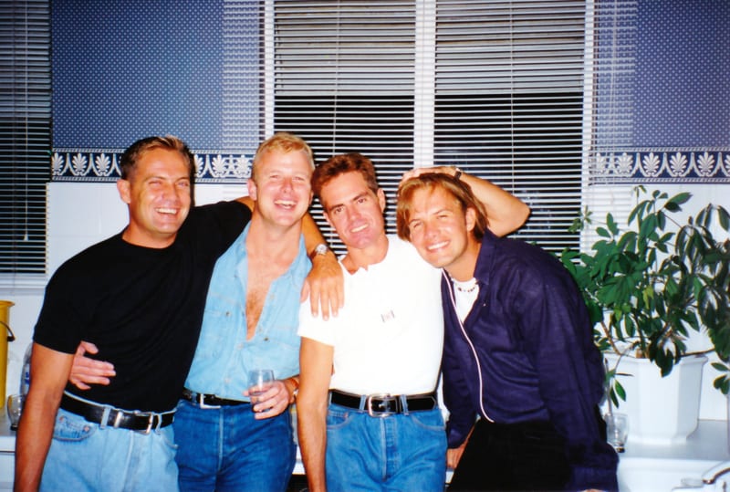 Garth, Gary Searle, Garth Marquard and Boyd Ferguson