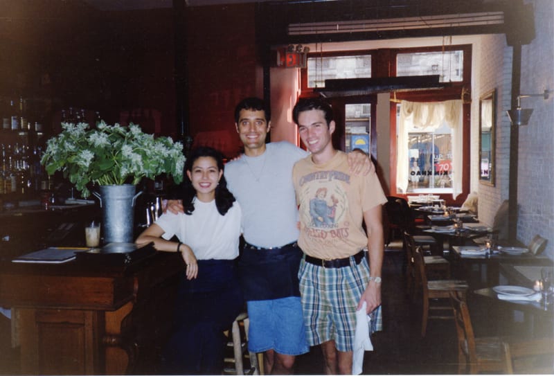 Christine, Henri and Guy, Kin Khao, New York