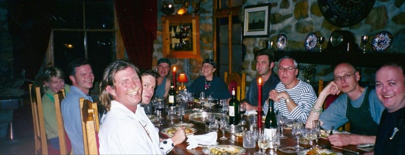 Colin, Douglas, Michael, Sally, Bretlee, Seaton, Patrick and Steven at The Trossachs, MacGregor
