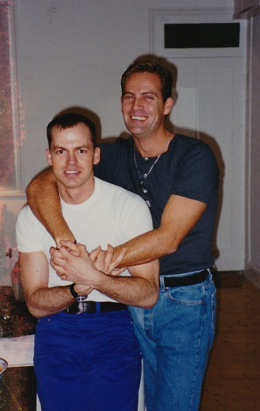 Peter Wishart and Garth, Spitalfields, London