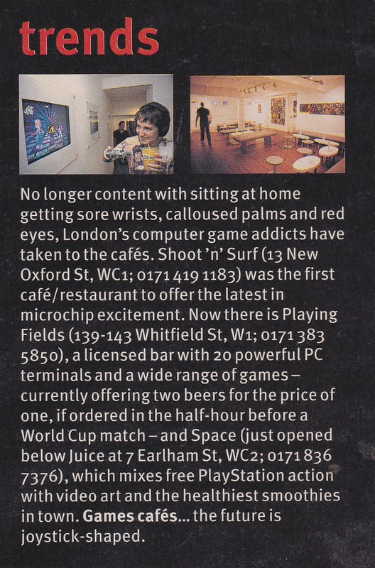 Art Gallery and Internet Cafe at Juice, Covent Garden, London