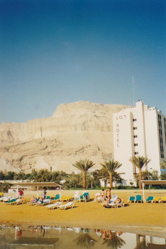 The Lot Hotel, En Bokek, the Dead Sea, Israel. The site of the original Sodom and the start of my relationship with Barrie.