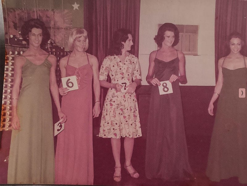 Miss Stardust 1976 Jackie, Gillian, Steven and Vanessa
